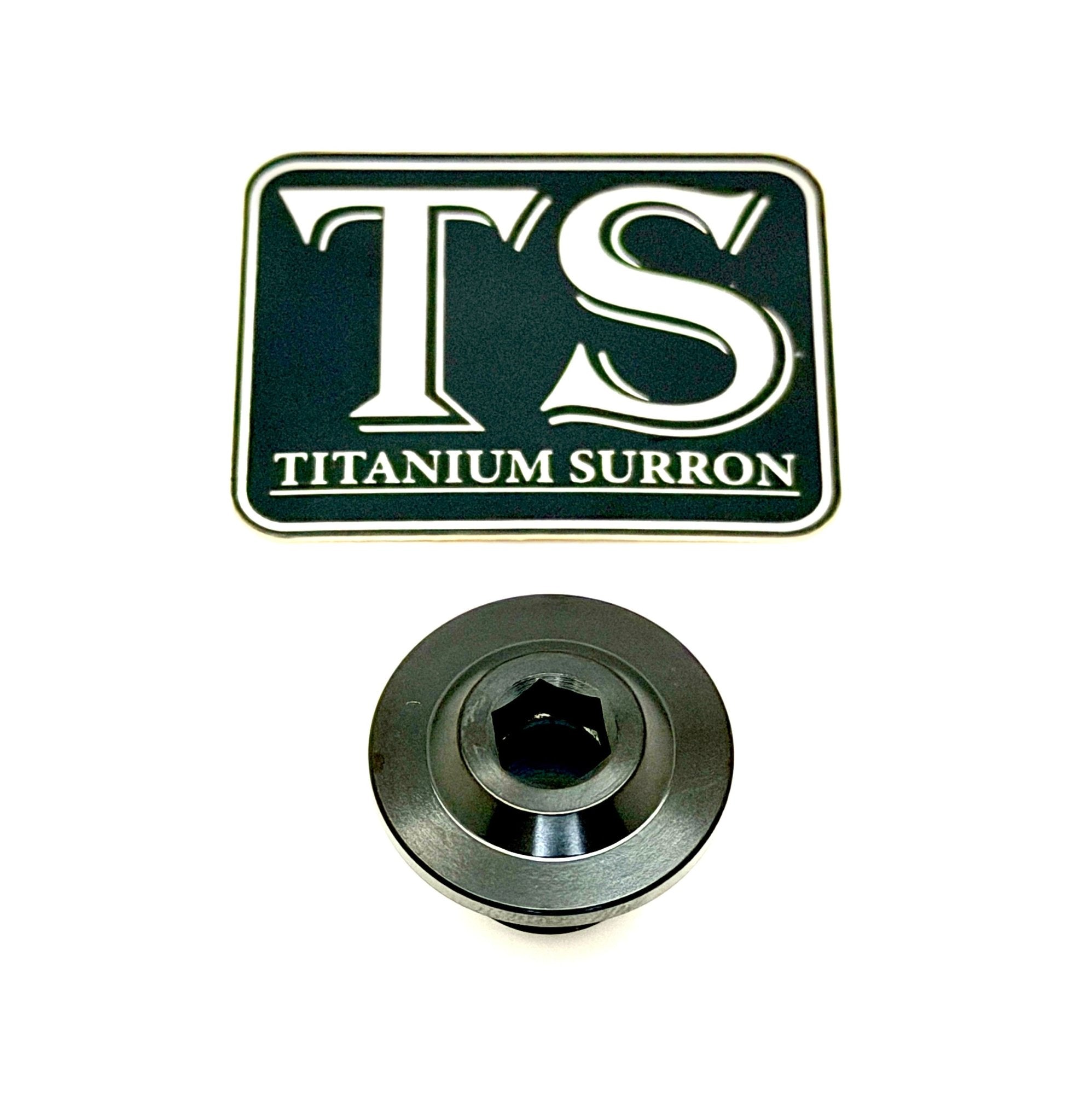 Titanium Surron Ultra Bee OEM KKE Fork Axle End-Bolt Titanium Surron