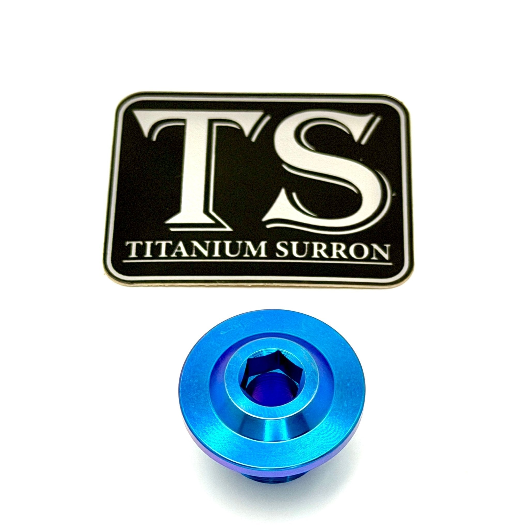 Titanium Surron Ultra Bee OEM KKE Fork Axle End-Bolt Titanium Surron