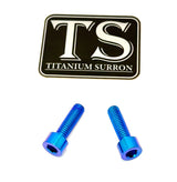 Titanium Upper Frame Bolts Surron/ E-Ride Pro/ 79 Bike Titanium Surron