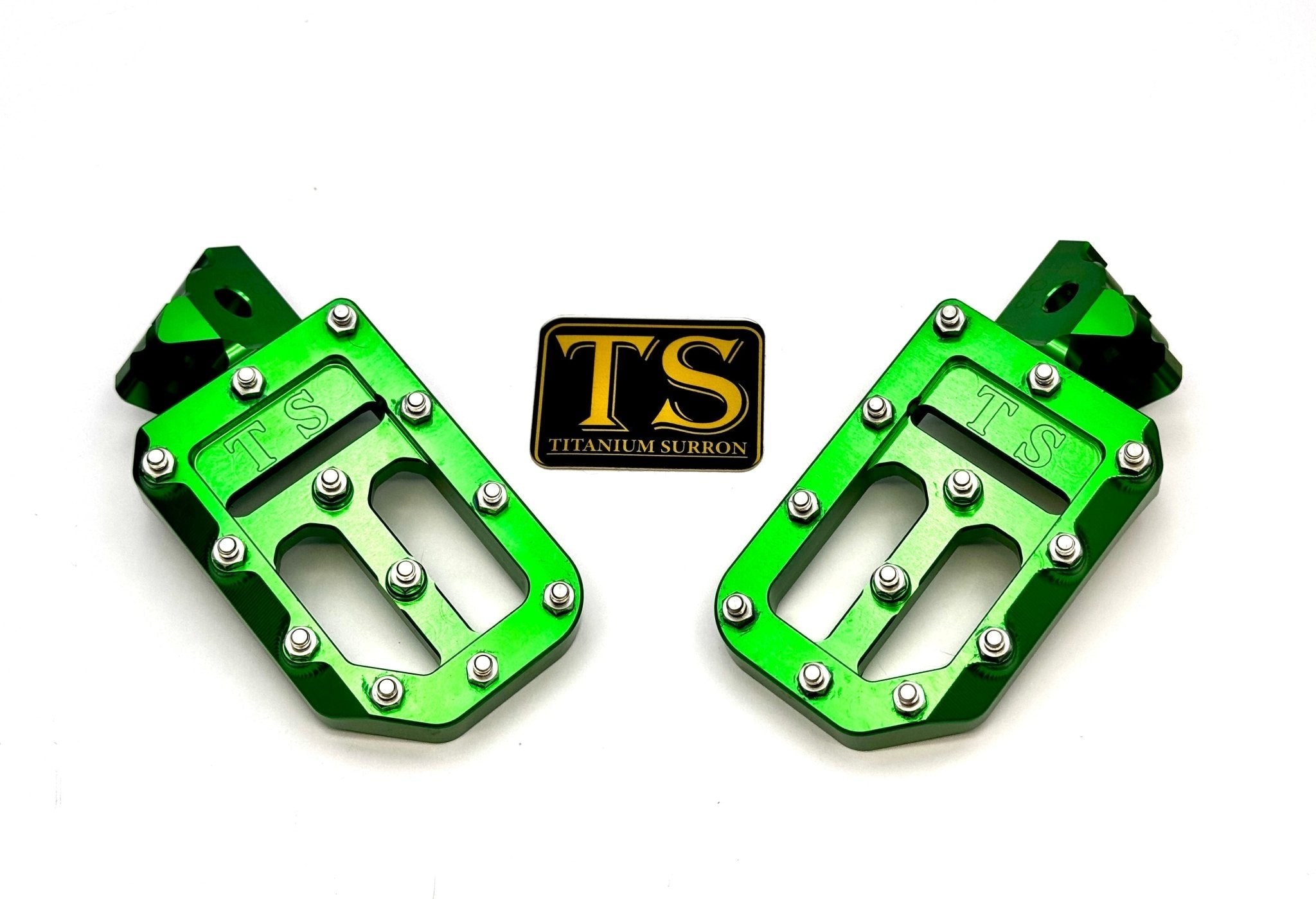 TS Custom Foot Pegs w/ Titanium Grips for Talaria and Altis Titanium Surron