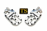 TS Custom Foot Pegs w/ Titanium Grips for Surron and Most Light E-moto Titanium Surron