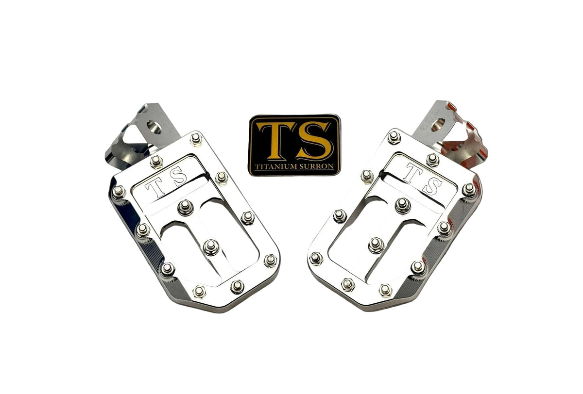 TS Custom Foot Pegs w/ Titanium Grips for Talaria and Altis Titanium Surron