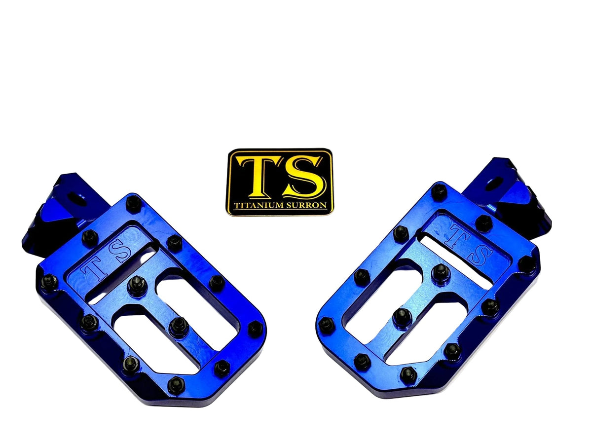 TS Custom Foot Pegs w/ Titanium Grips for Talaria and Altis Titanium Surron