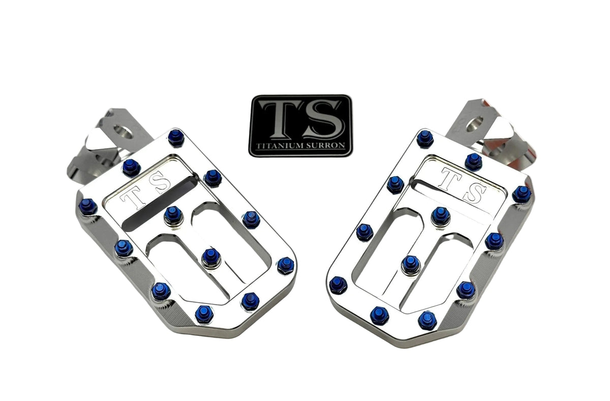 TS Custom Foot Pegs w/ Titanium Grips for Talaria and Altis Titanium Surron