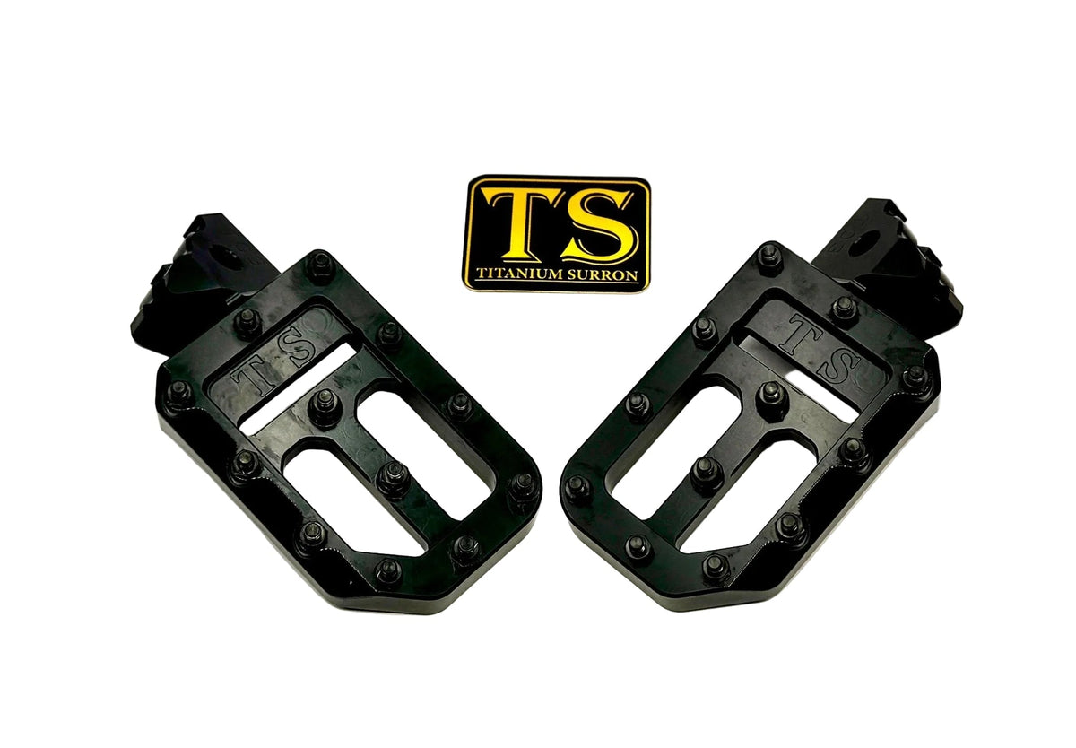 TS Custom Foot Pegs w/ Titanium Grips for Talaria and Altis Titanium Surron