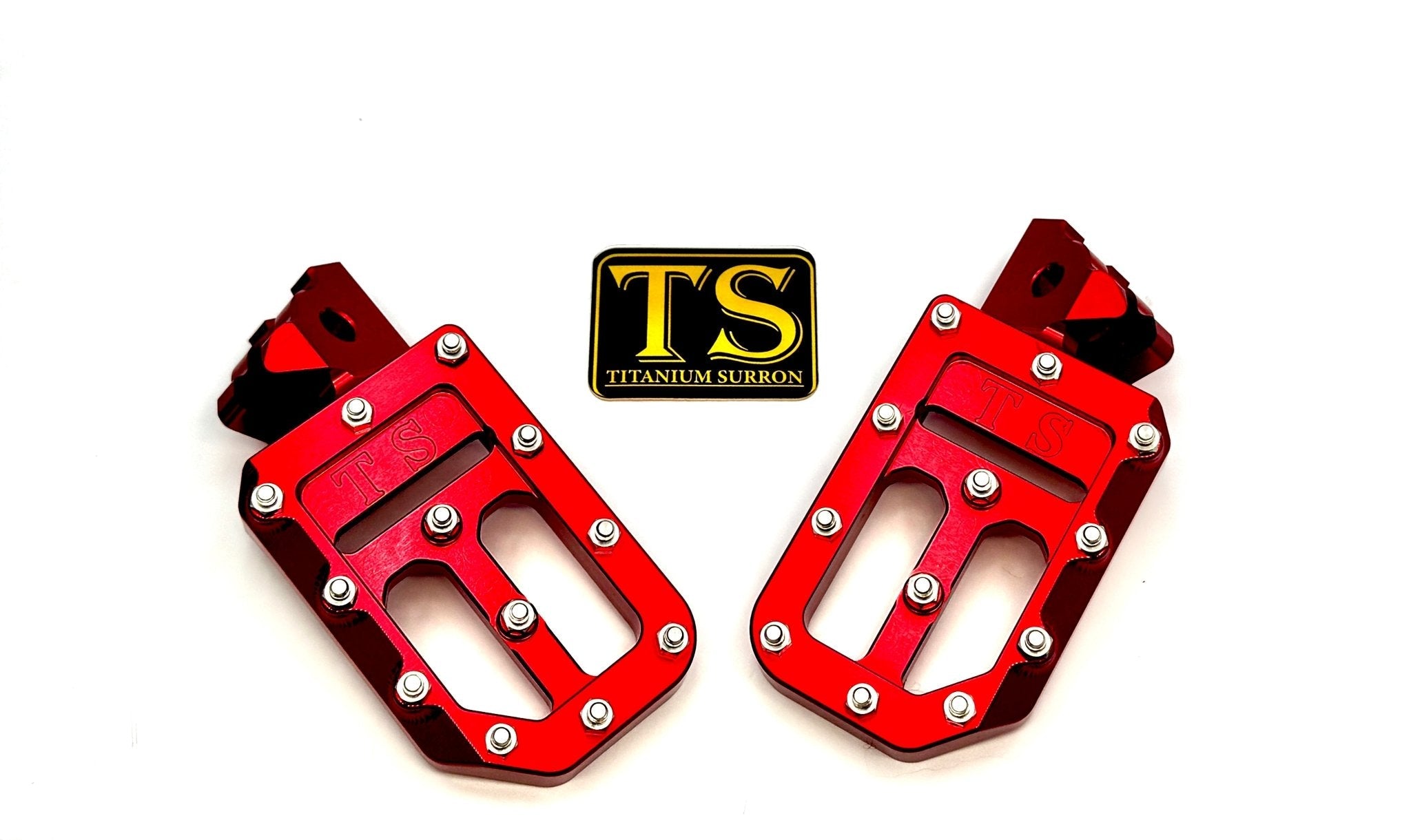 TS Custom Foot Pegs w/ Titanium Grips for Talaria and Altis Titanium Surron