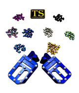 TS Custom Foot Pegs w/ Titanium Grips for Talaria and Altis Titanium Surron