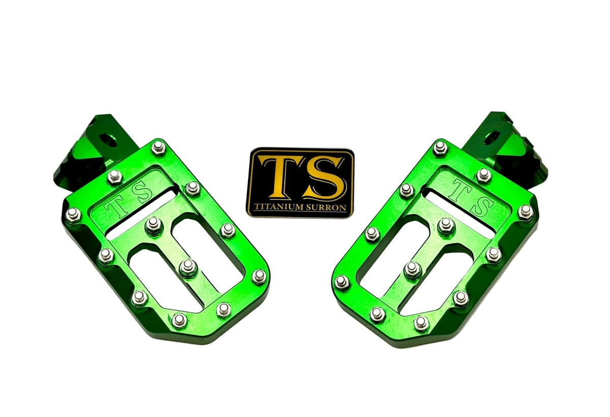 TS Custom Foot Pegs w/ Titanium Grips for Talaria and Altis Titanium Surron