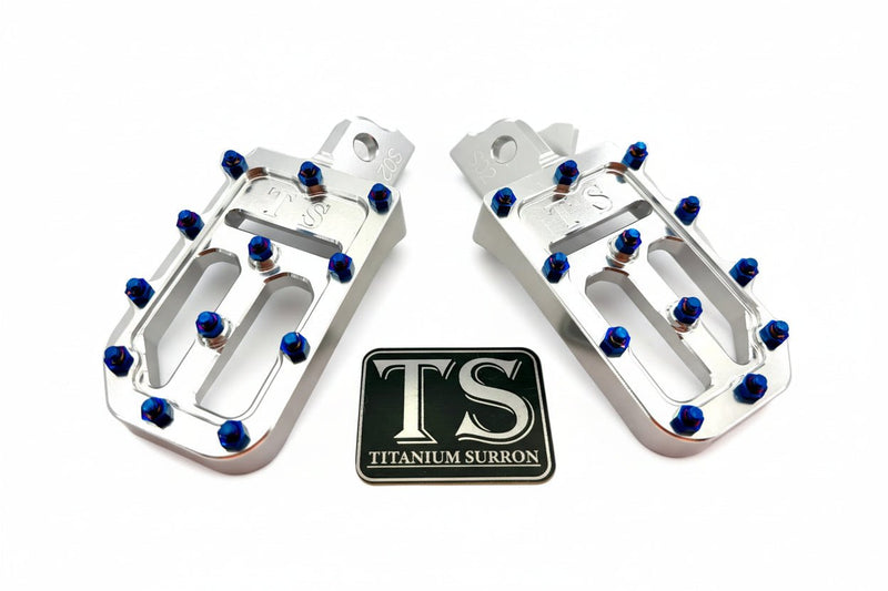 TS Custom Foot Pegs w/ Titanium Grips for Talaria and Altis Titanium Surron
