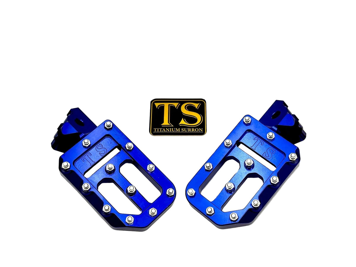 TS Custom Foot Pegs w/ Titanium Grips for Talaria and Altis Titanium Surron