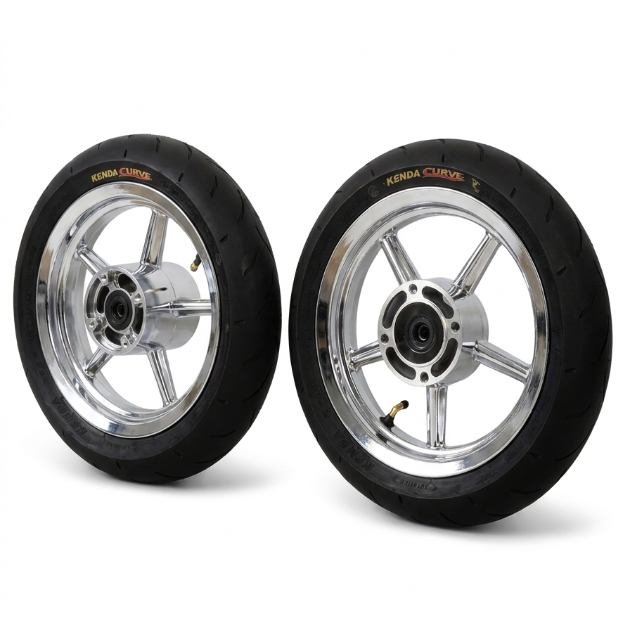 Supermoto Wheel Set 12-inch - Premium Street Performance (Direct-Fit) Soleil Supplies