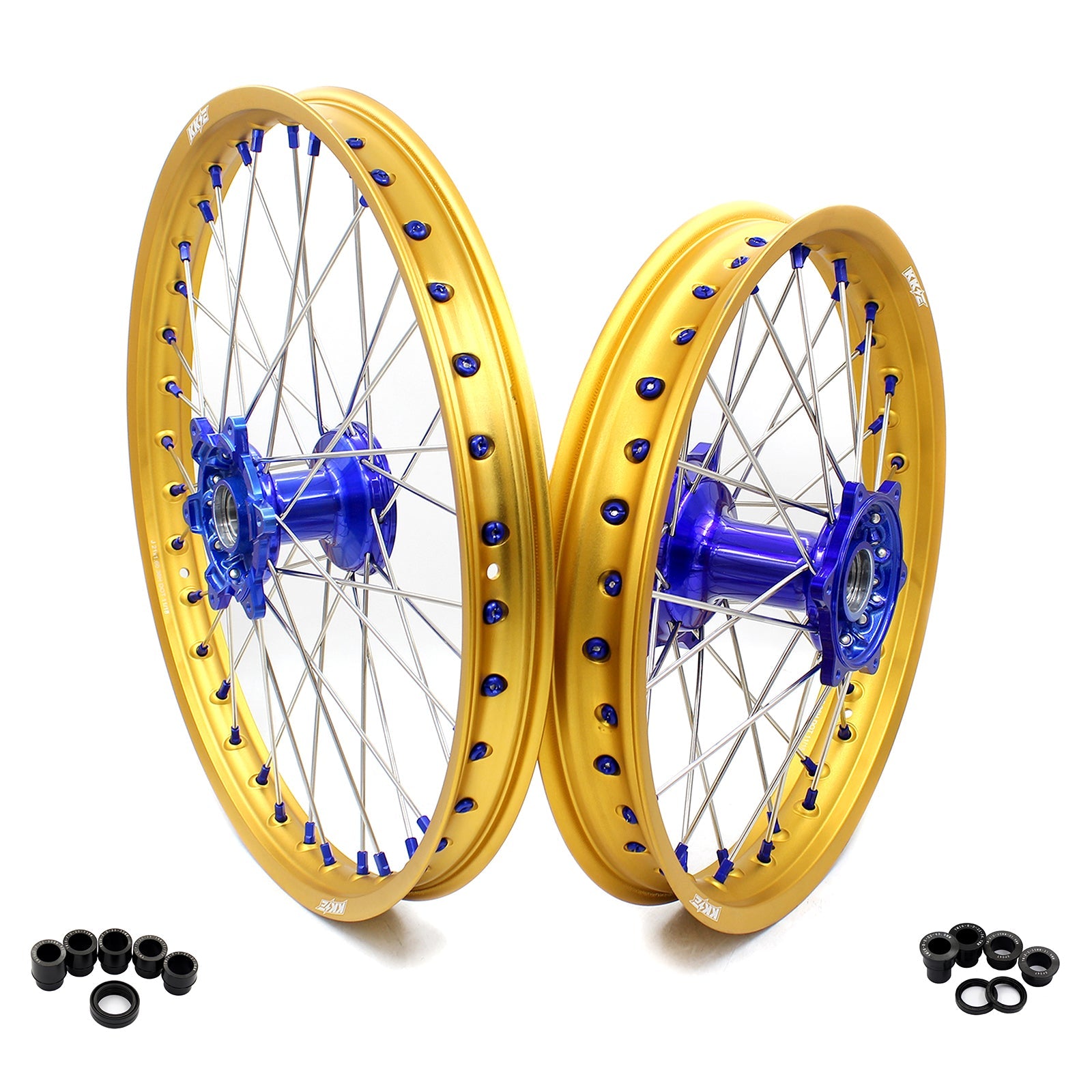 KKE 21"&18" Enduro Dirtbike Casting Wheels For YAMAHA YZ125 YZ250 YZ250F YZ450F KKE Racing